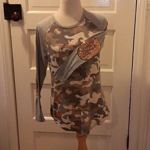 Simply Southern small camo shirt